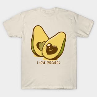 I Love Avocados T-Shirt